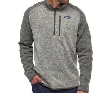 Patagonia Men's Turtleneck Sweater in Gray and Dark Gray